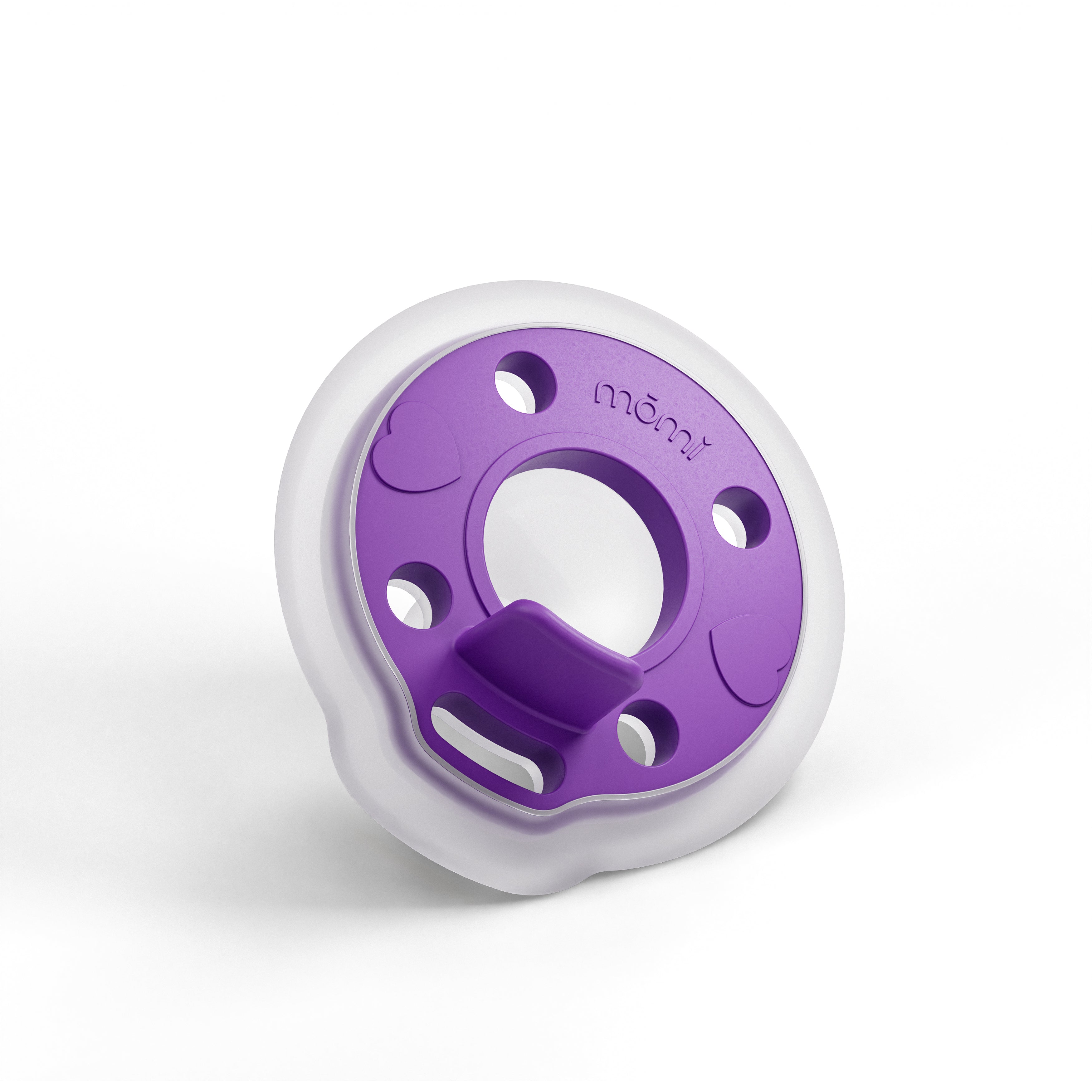 mōmi babypace® breast-like pacifier in multiple vibrant colors
