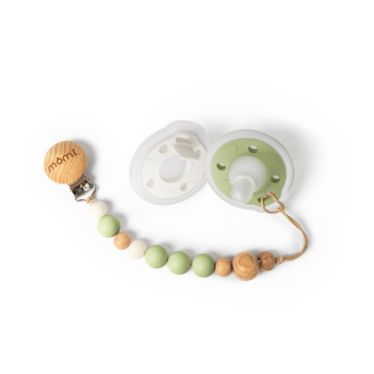 mōmi babypace pacifier gift set - mistletoe