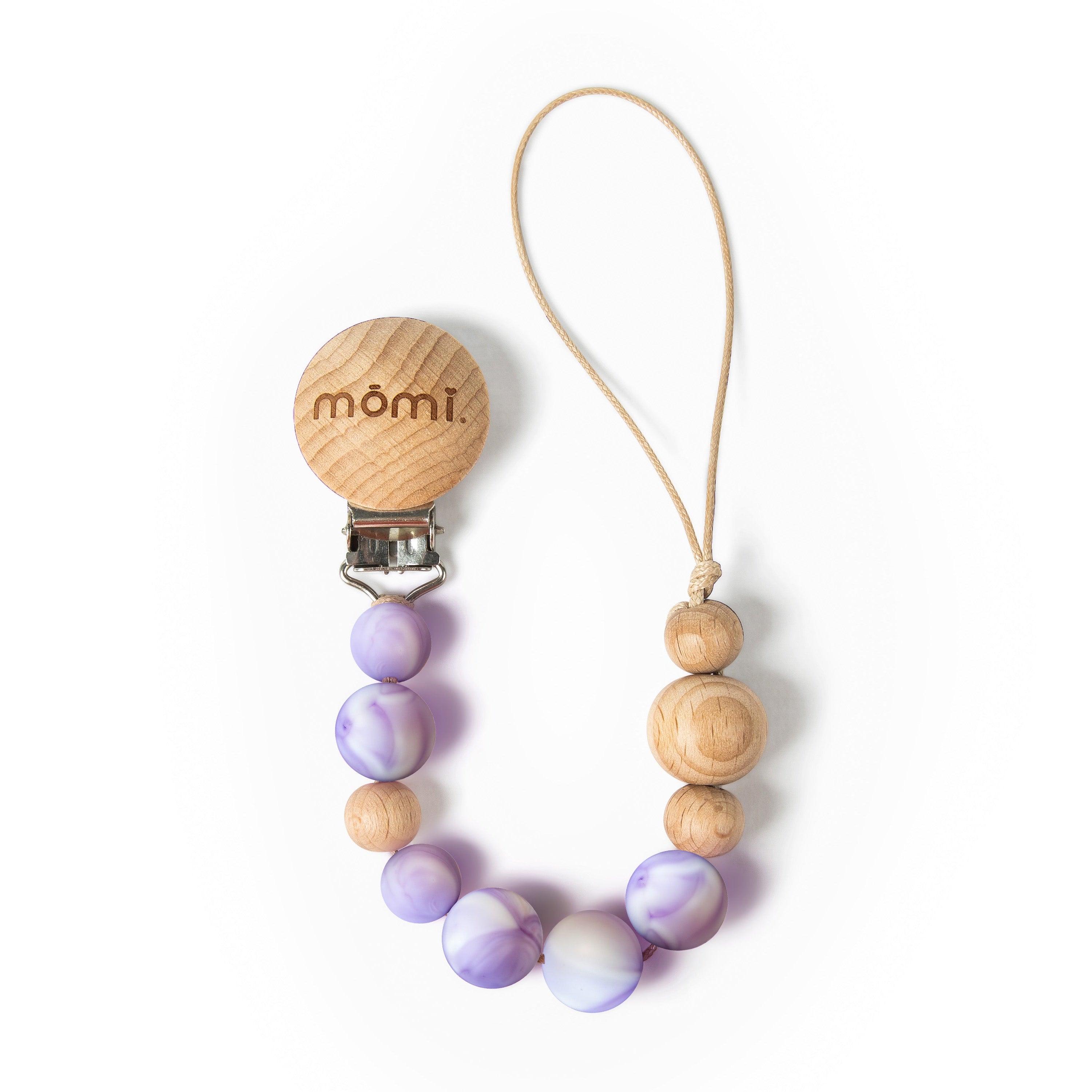mōmi babypace pacifier gift set - purple