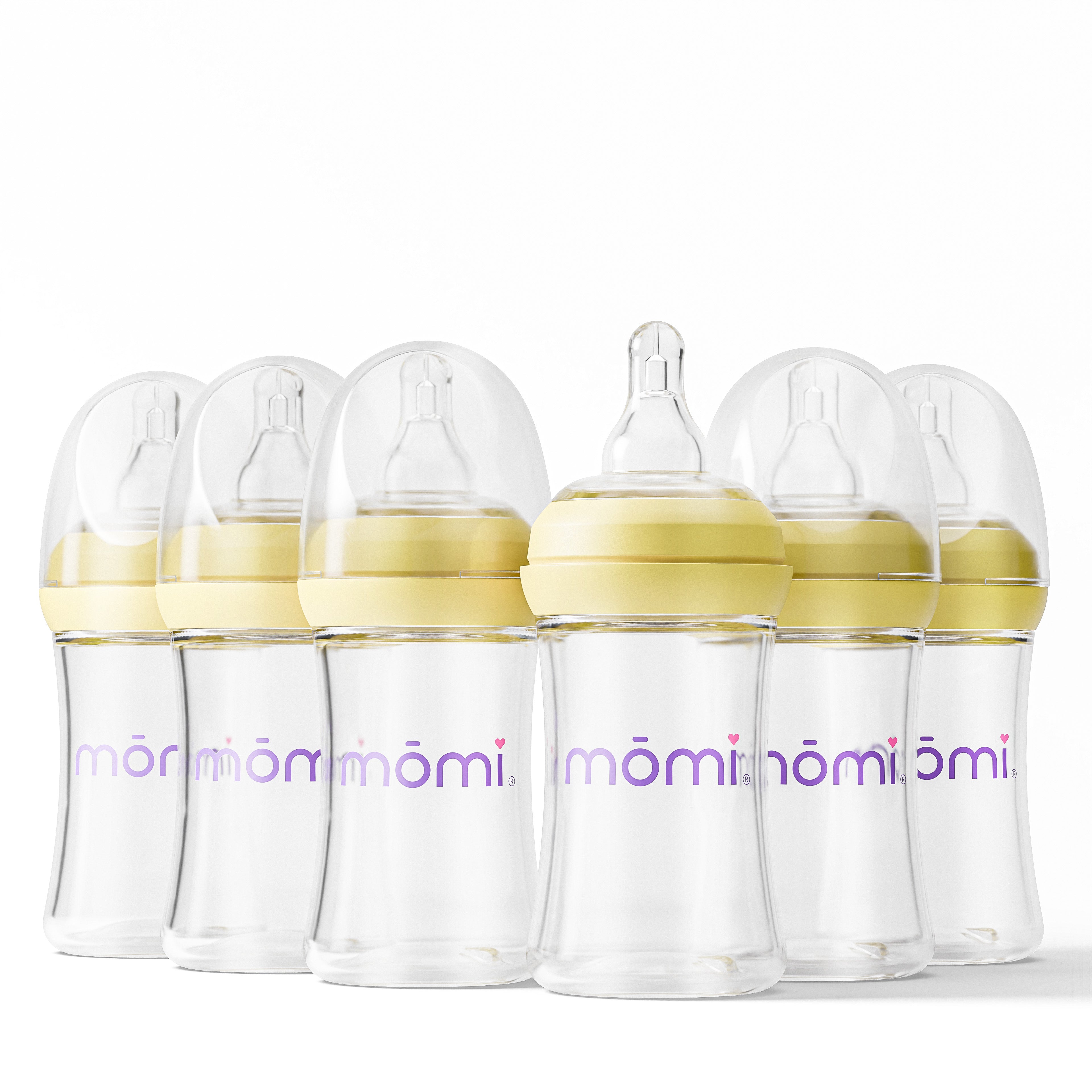 momi vibes breast-like bottle sets - sundrop