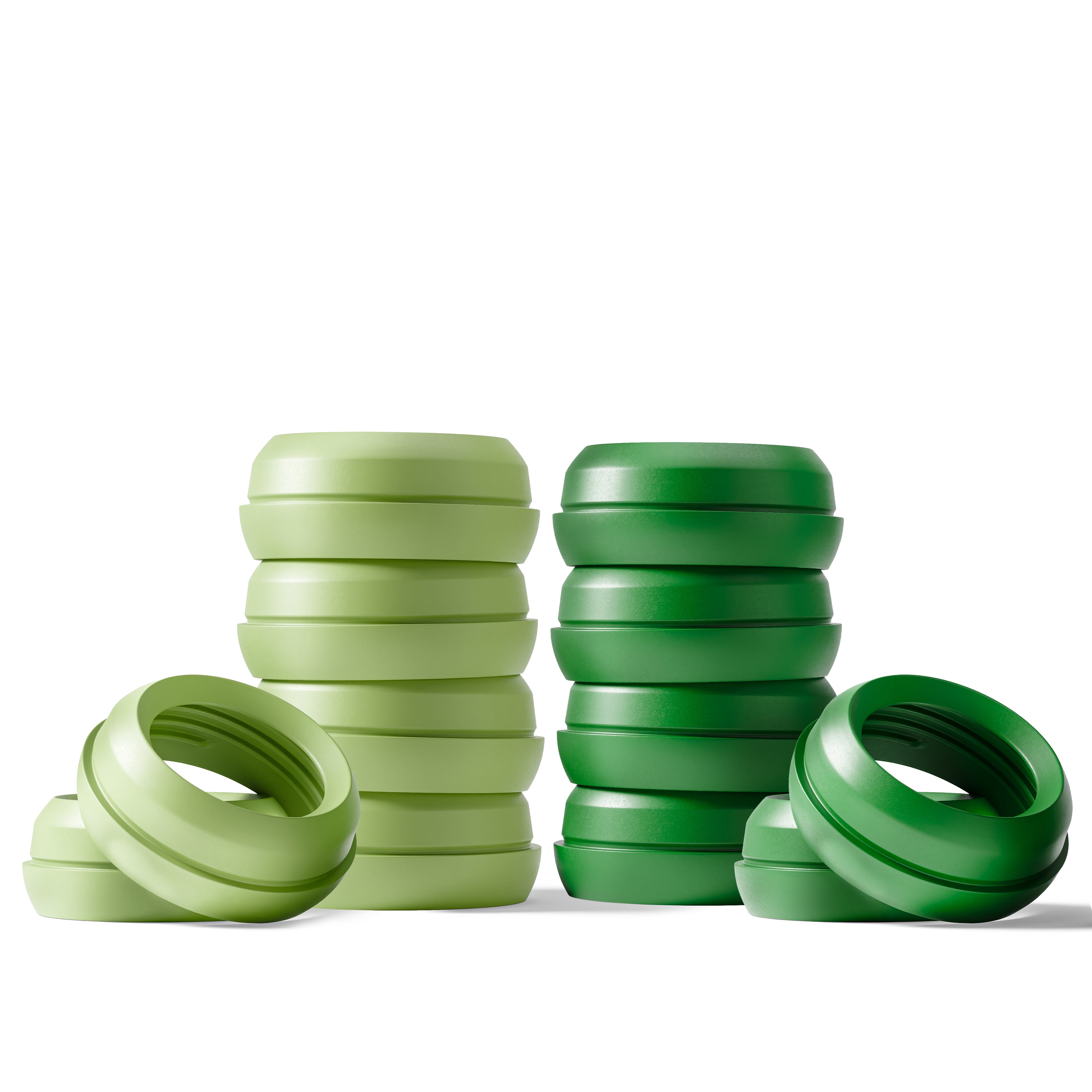 mōmi vibes bottle collar set - wintergreen