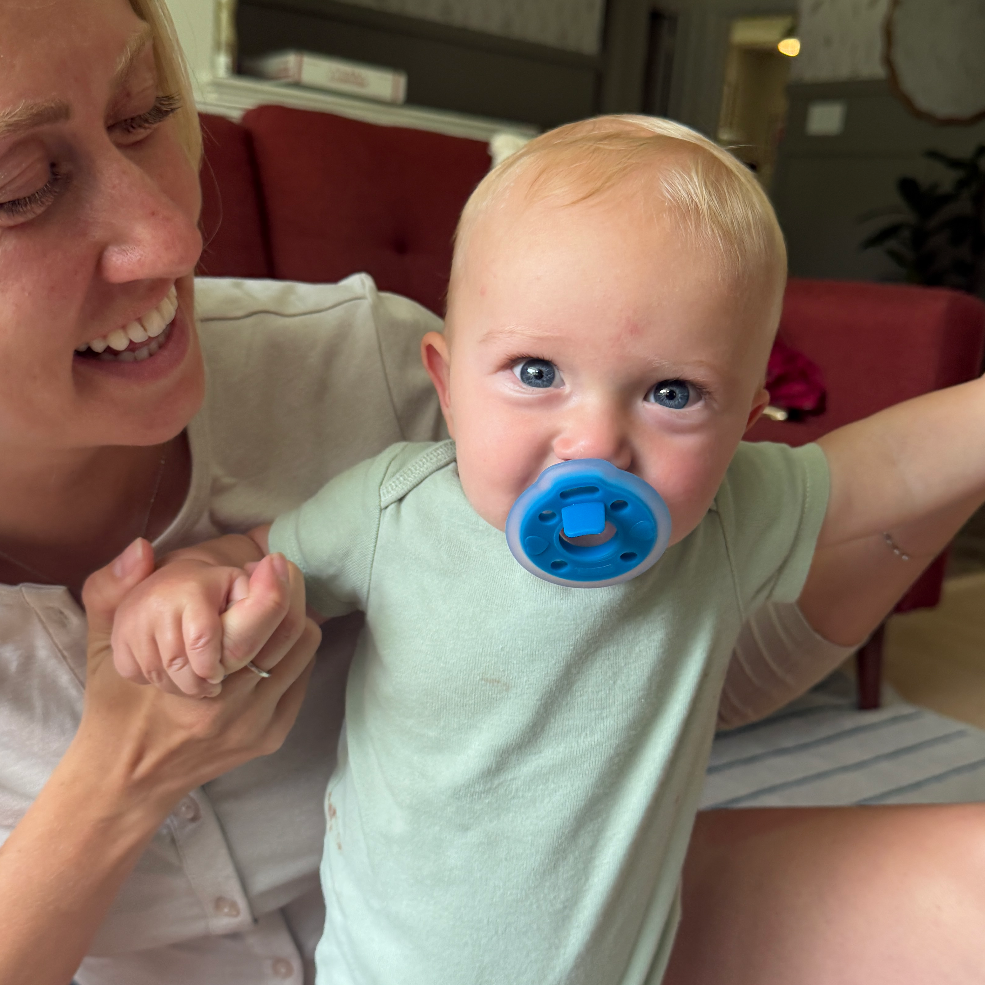 mōmi babypace pacifier - lapis