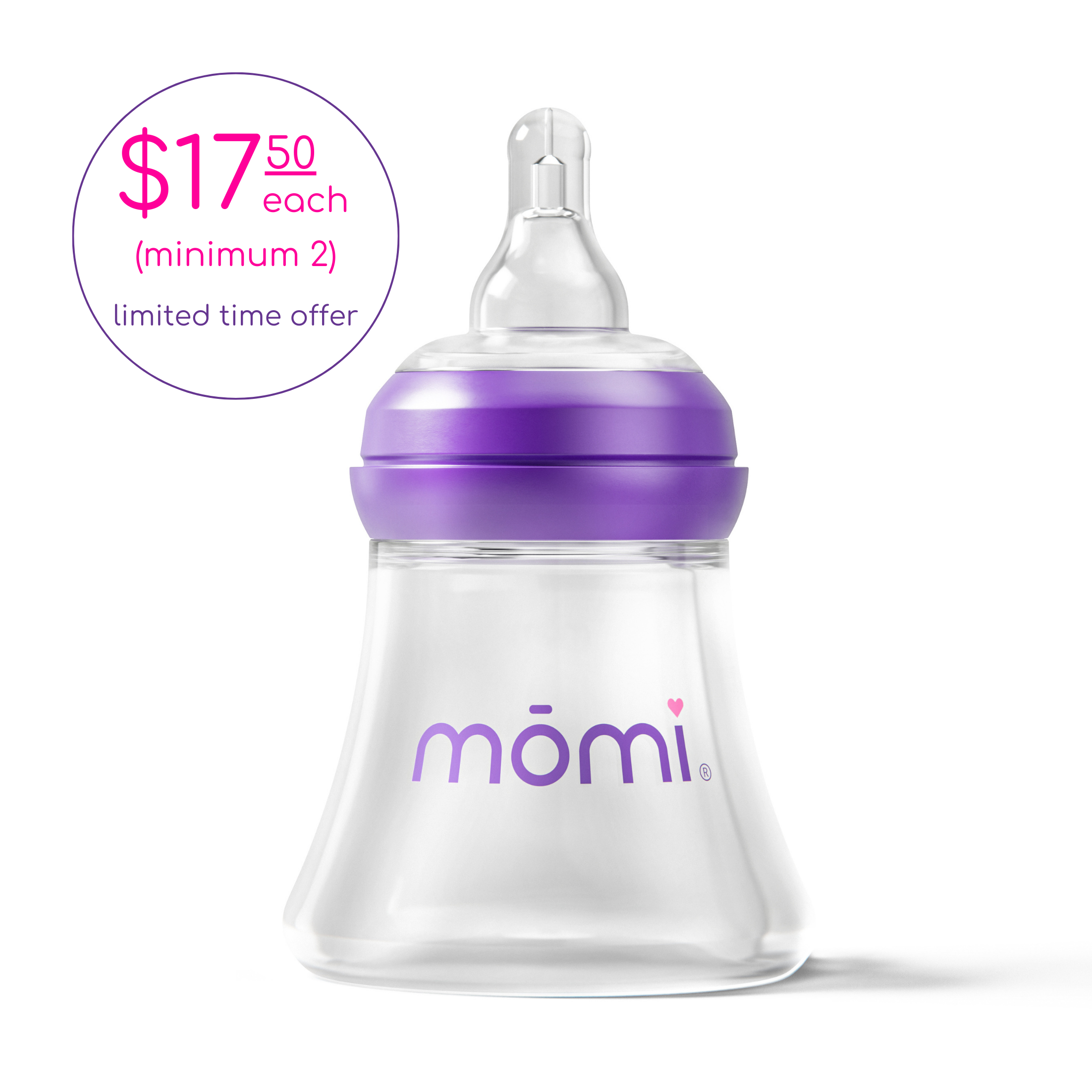 mōmi breast-like bottle, 5oz