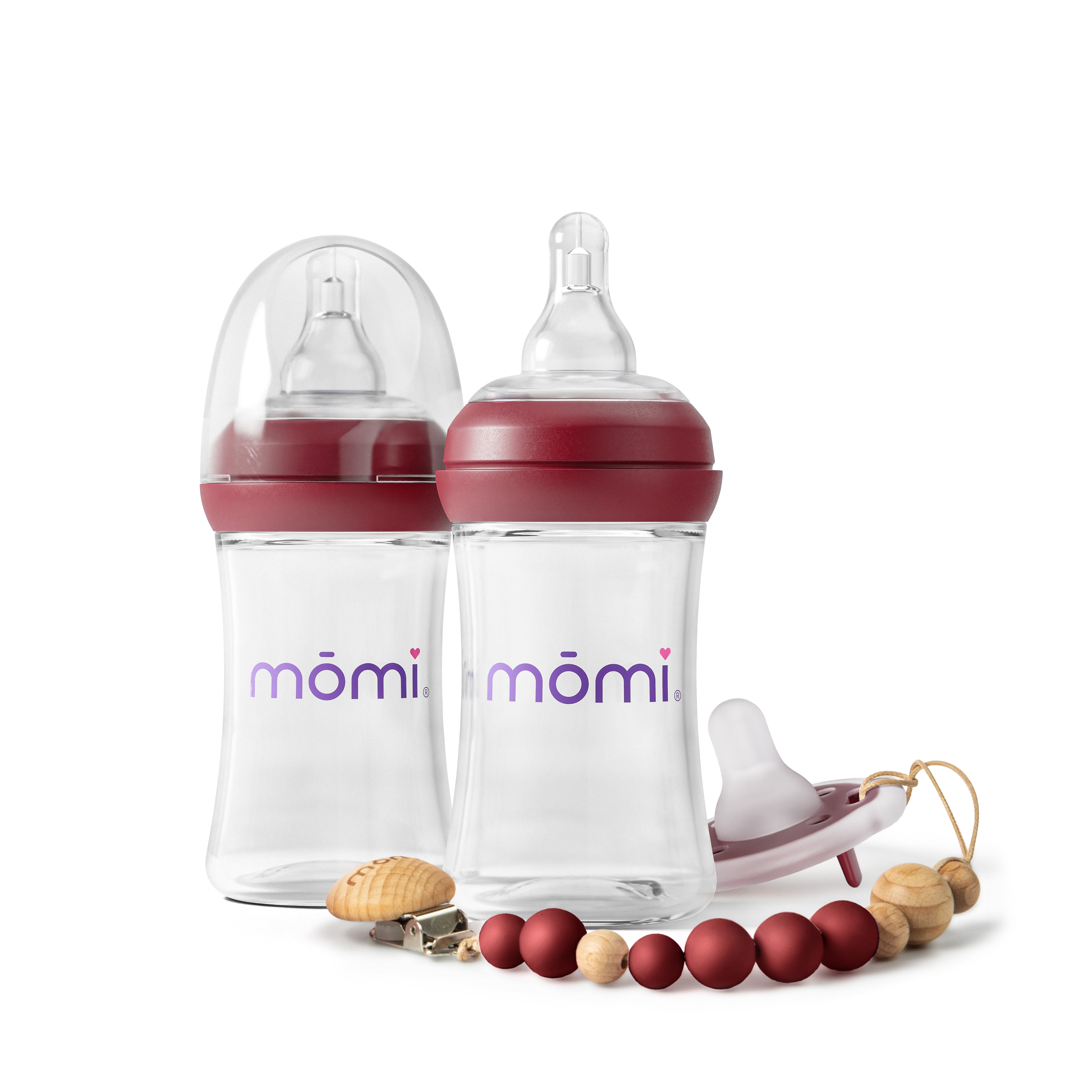 mōmi vibes basics bundle - cranberry